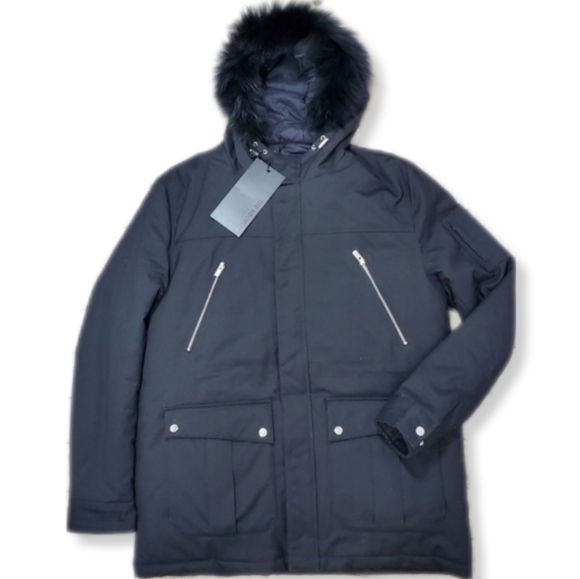 THE KOOPLES Long Down Jacket Parka Men's/Unisex Black Coat Jacket MSRP $… - Picture 1 of 16